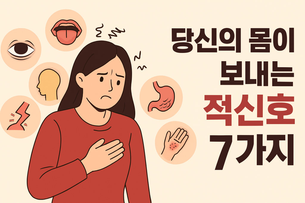 몸이 보내는 적신호 7가지