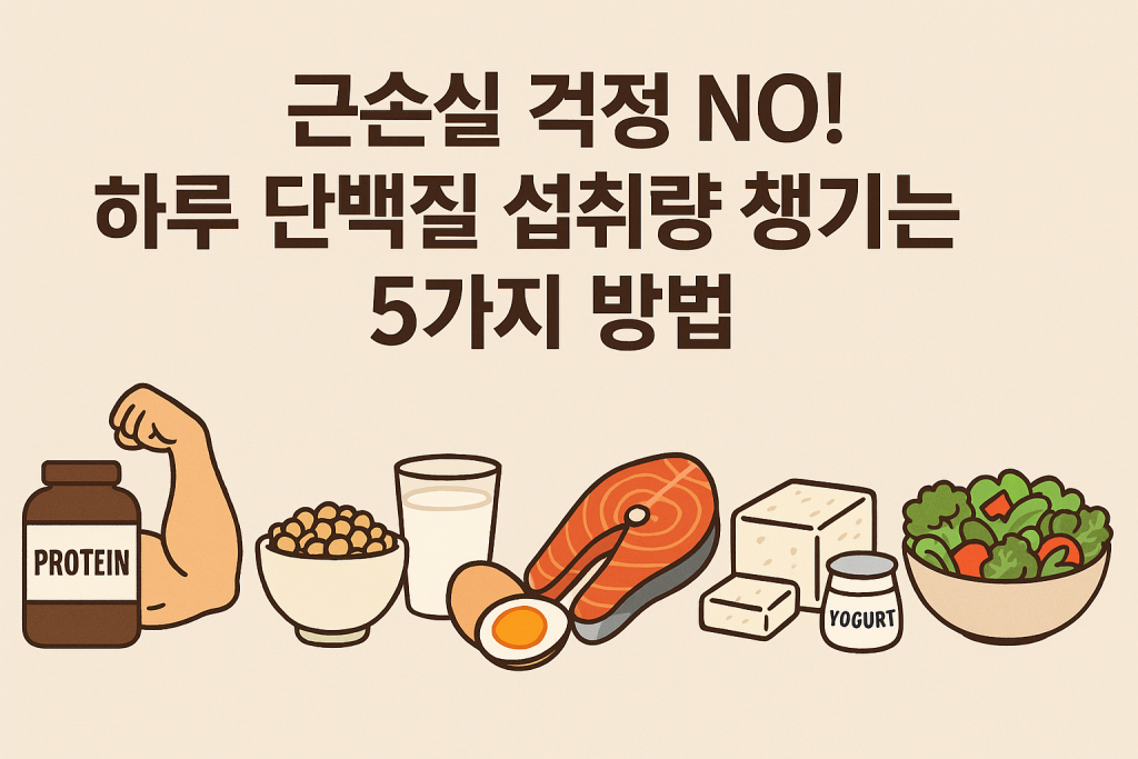 하루 단백질 섭취량